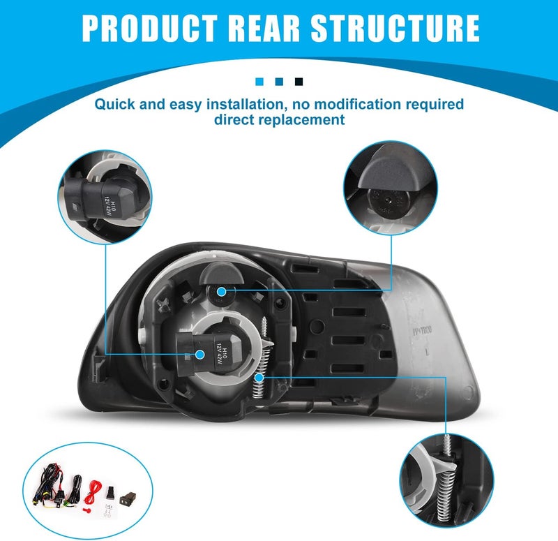 CPW Fog Lights with Switch and Wiring Kit for 2011-2019 Dodge Grand Caravan - Image 5