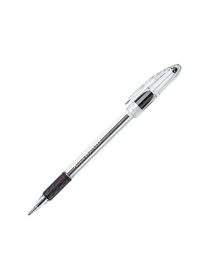 بنتل قلم حبر جاف Pentel RSVP، (1.0 مم)، خط متوسط، حبر أسود، عبوة من 5 قطع (BK91BP5A) - Image 4