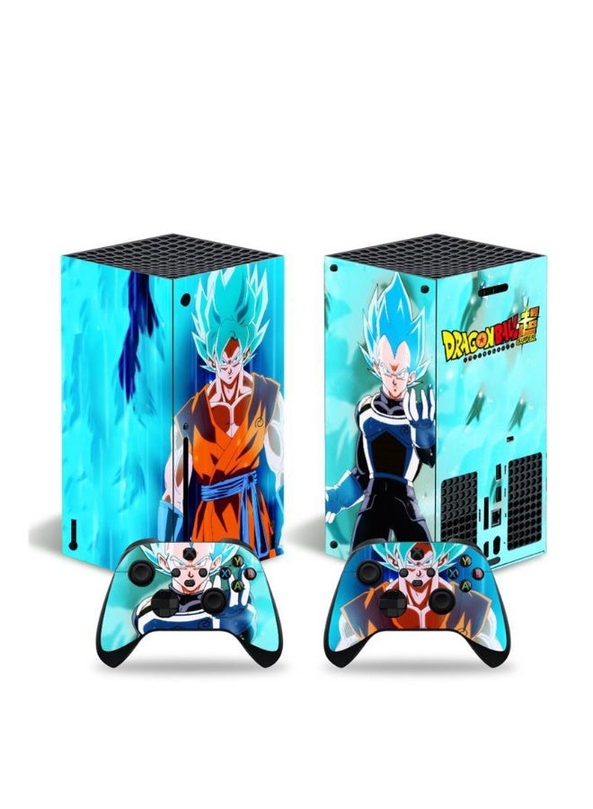 Beauenty XBOX series X console sticker Dragon Ball style sticker