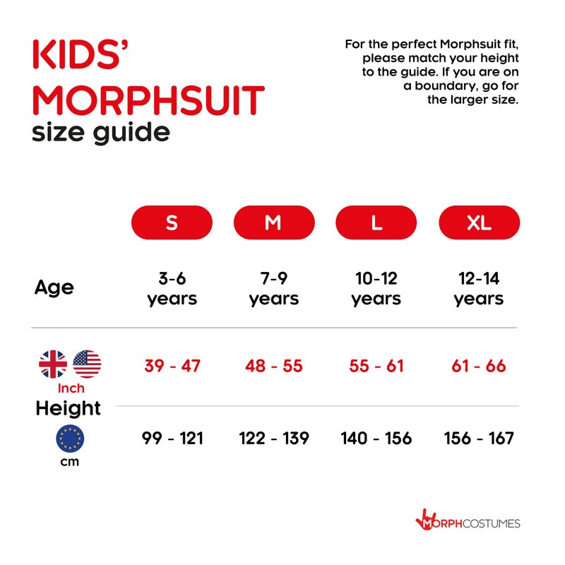 Morphsuits Kids Black Bodysuit Costume, Black Full Body Suit Halloween, All Black Costume Morph Suit Boys, Full Body Black Suit Costume, Large - Image 5