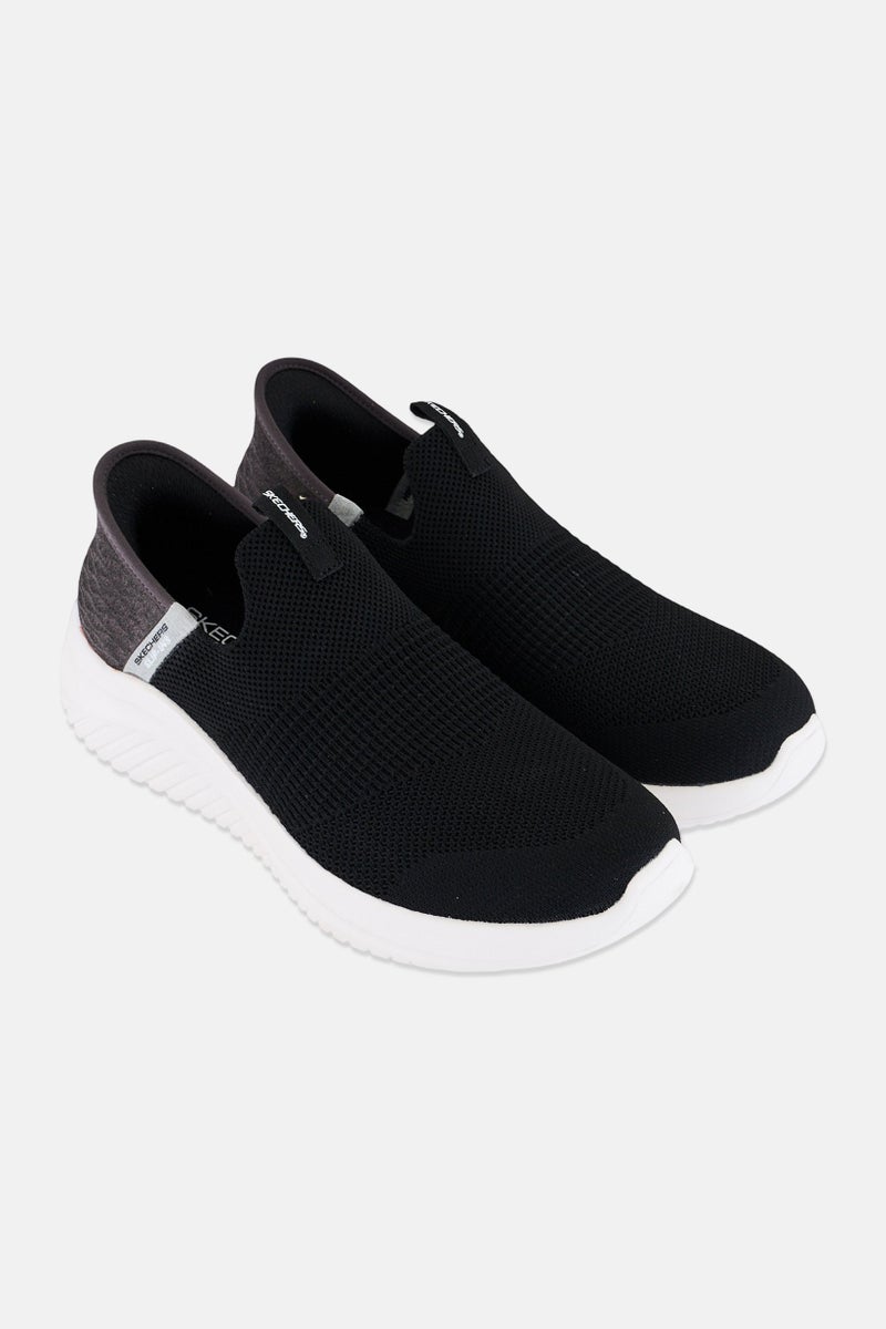 SKECHERS أحذية الأولاد للأطفال ألترا فليكس 3,0 سموذ ستيب سليب أون، أسود - Image 2