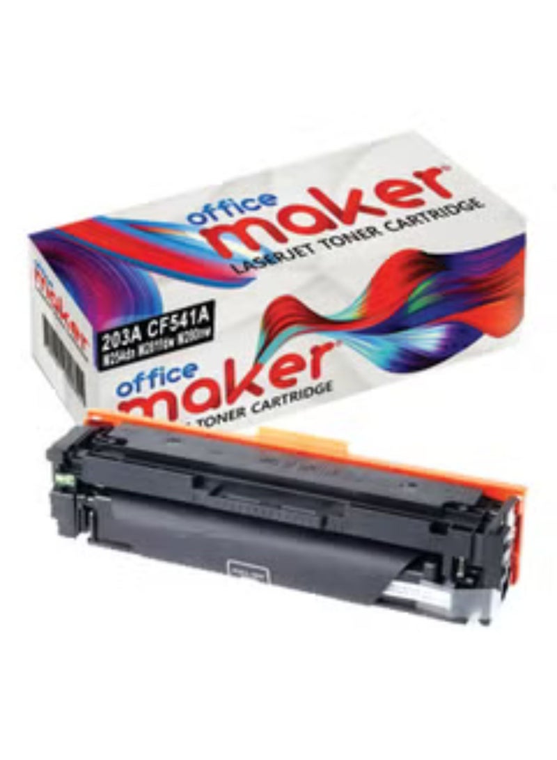 Office Maker 203A CF541A Laserjet Toner Cartridge for Printer Blue - Image 2