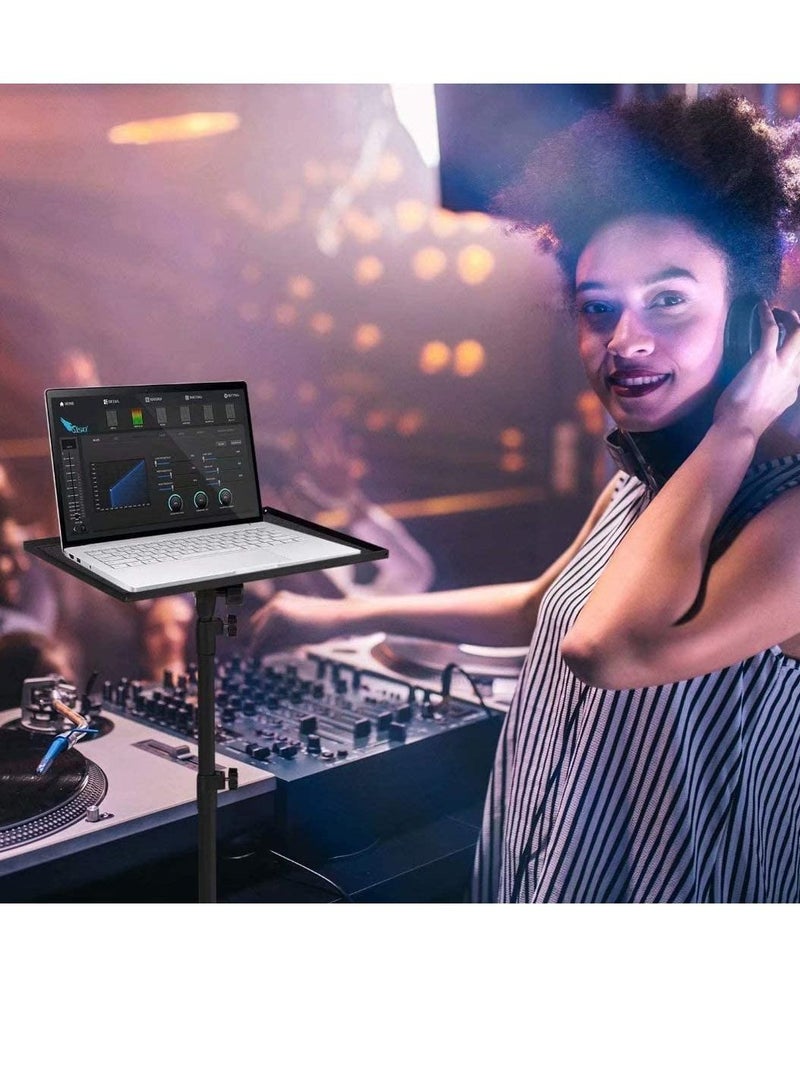 Rabos Projector Stand,Laptop Tripod Stand Adjustable Height 17.7 to 47.2 Inch , Portable Projector Stand Tripod for Outdoor Movies-Detachable Computer DJ Equipment Holder Mount - Image 5