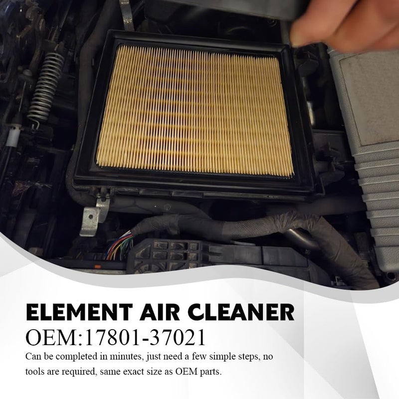 HABNVUON CA10741 Engine Air Filter, Hybrid Air Filter Compatible with Lexus CT200h 2011-2017, Lexus NX300h 2015-2021, Toyota Prius 2010-2015, Toyota RAV4 2016-2018, Replaces OEM# 17801-37021 - Image 5