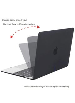 Generic MacBook Pro 13 Inch Case 2020-2016 Release M1 A2289 A2251 A2159 A1989 A1706 A1708 Matte Hard Shell Cover With USB-C Touch Bar Black  - Image 2