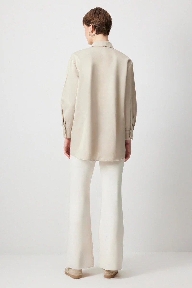 توتشي Sequin Detail Relax Fit Shirt