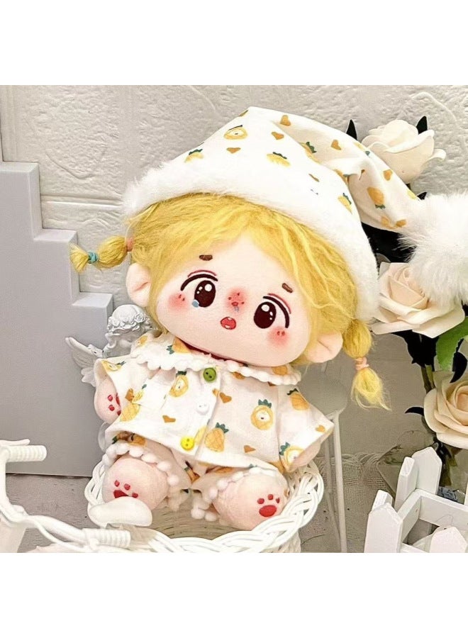 Cute Pajamas Series 20cm Doll Doll Doll Cotton Doll Clothes Attribute Suit In Stock-Specifications:20cm (baby Clothes Only)-Color:Little Frog Style (top + Pants) - Image 4