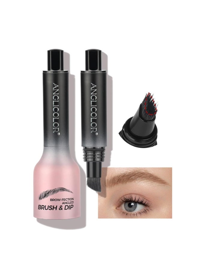 Anglicolor Upgraded Liquid Microblading Eyebrow Pen,Teardrop Angled Micro Eyebrow Brush To Microblading Eyebrow,Hair-Like Strokes,Natural Easy To Color Long Lasting Quick Drying (#01Blond)  - Image 1