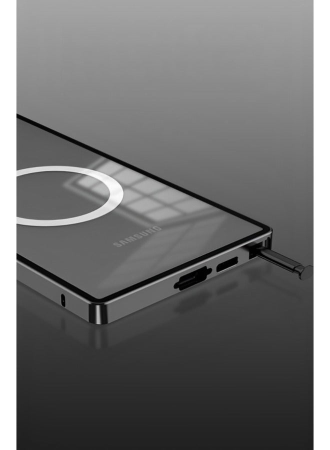 REOCLE Samsung S22 Ultra Case with Yellowing Resistant Protection Magnetic Magsafe Metal Case for Samsung Galaxy S22 Ultra - Image 5