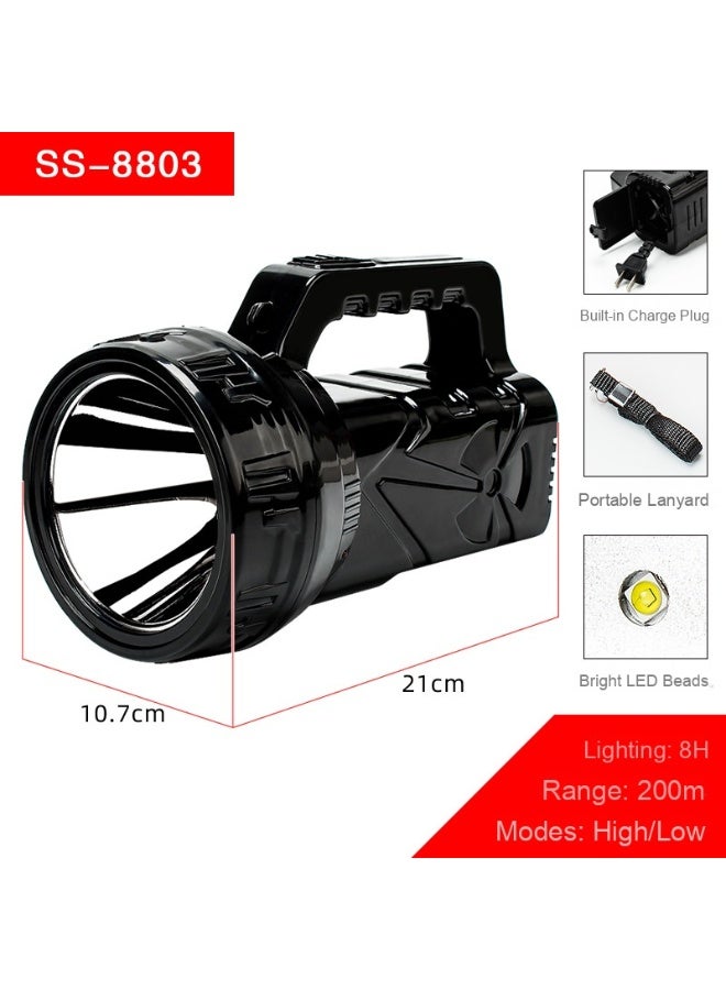 مصباح يدوي شامل قابل لإعادة الشحن بقوة عالية - ضروري للطوارئ في الهواء الطلق