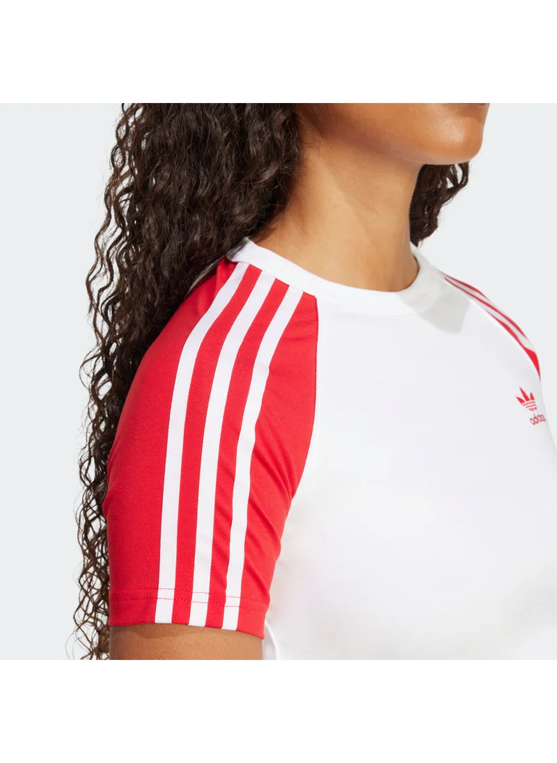 اديداس اوريجينالز Adicolor 3 Stripe Raglan T-Shirt
