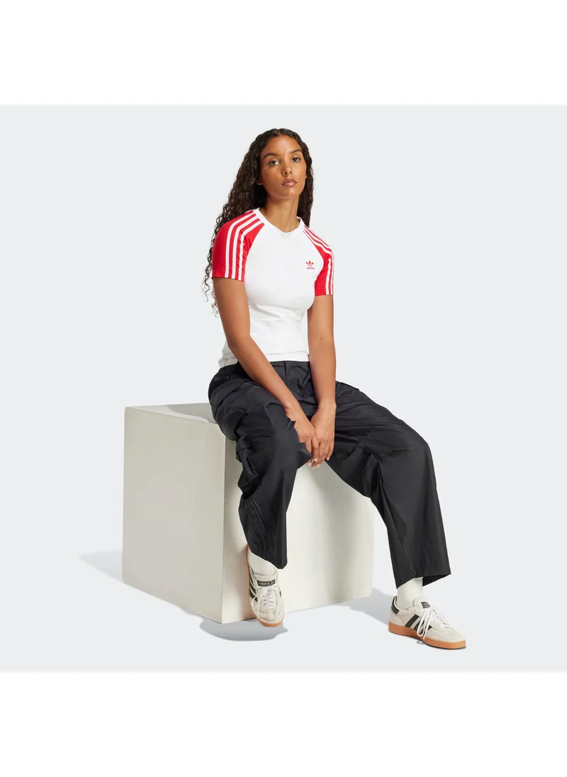 اديداس اوريجينالز Adicolor 3 Stripe Raglan T-Shirt