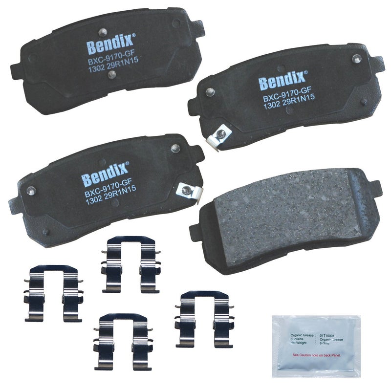Bendix Priority1 CFC1302 Ceramic Rear Brake Pads for Hyundai Veracruz 2012-2007, Kia Sedona 2019-2015 - Image 5