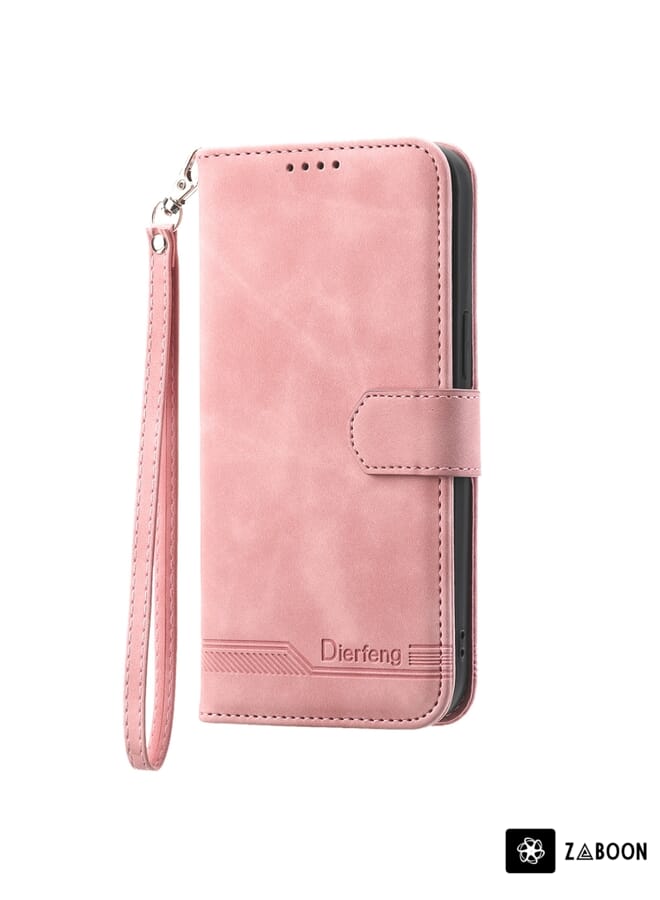 Zaboon Protective Case For Samsung Galaxy S21 5G Dierfeng Dream Line TPU + PU Leather - Image 2