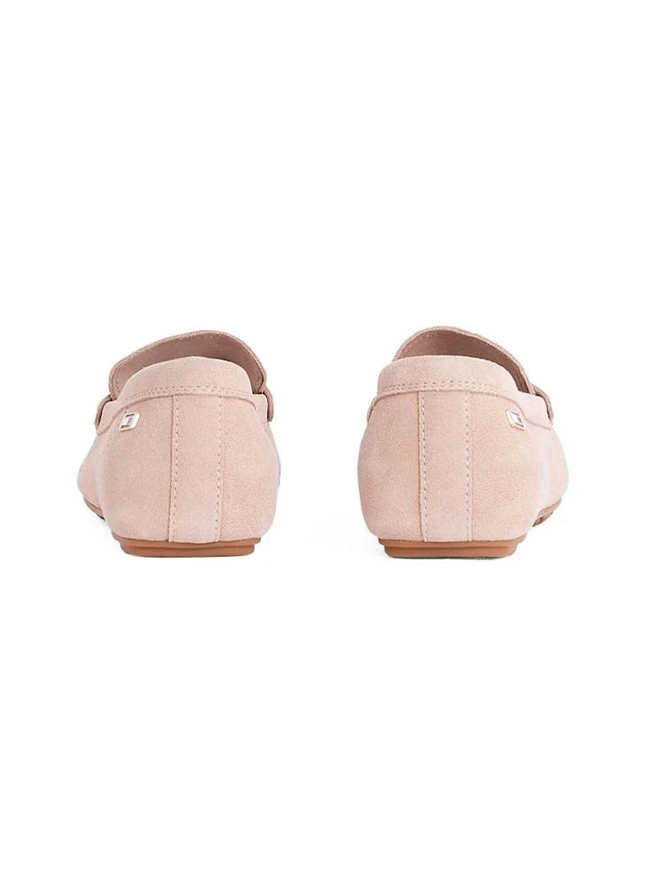TOMMY HILFIGER Flag Soft Suede Driver Loafers