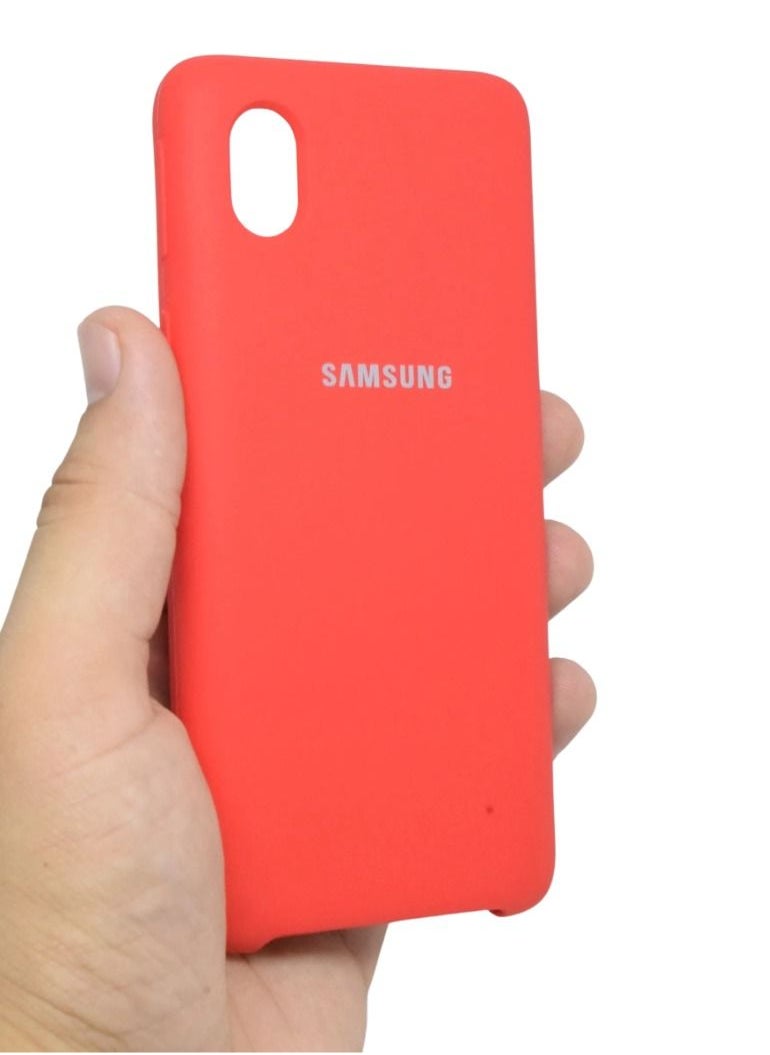جالاكسي جراب واقٍ من السيليكون لهاتف Samsung Galaxy A01 Core غطاء رفيع وأنيق مع بطانة داخلية من الألياف الدقيقة  - Image 3