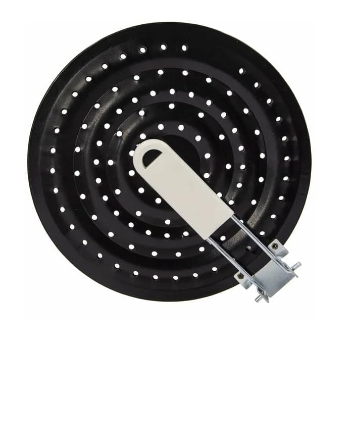 SHREESAMP SHREESAMP Hot Roaster Rice Stitching Black Cooking Tool with Simmer Roti Papad Jali Roaster Gas Grill Plate for Double Heat Diffuser Barbeque Item Gas Stove Jali Kitchen Tool Plate (36x20.5x1.5CM)  - Image 2