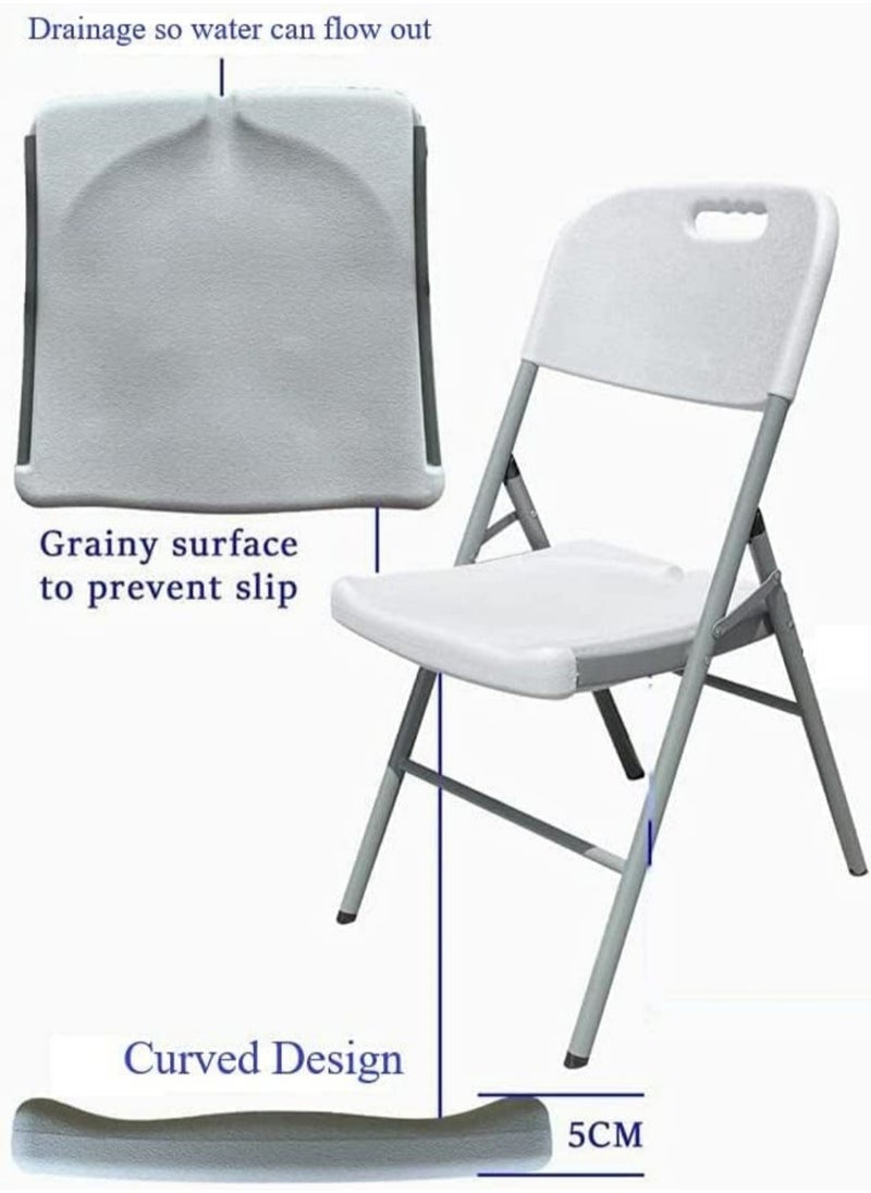 Generic Folding Chair for Outdoor Camping and Music Classroom, Durable, Portable, and Lightweight, 43x51x86 CM, 4.5 KG, 200KG  - Image 2