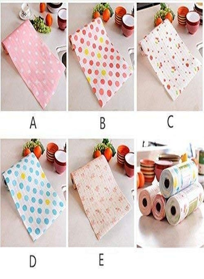 KAVID Printing Antibacterial Cabinet Plastic Foam Household Wardrobe Moisture Drawer Pad Waterproof Non-Slip Paper Kitchen Cupboard Liners Roll Mat, 30x300 cm (Multi) - Set of 1 - Image 4
