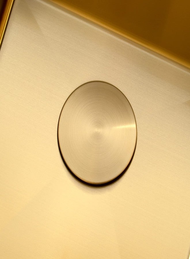 Lonsince Kitchen Sink Drain Assembly,Gold Sink Strainer Opening 3 1/2",Gold Kitchen Sink Drain with Removable Basket - Image 5
