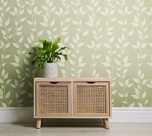 G GSS Designs GSS Designs Large Vine Leaf Stencils 16x24Inch Reusable Wall Pattern Stencil for Painting Botanical Stencils for Walls - Image 3