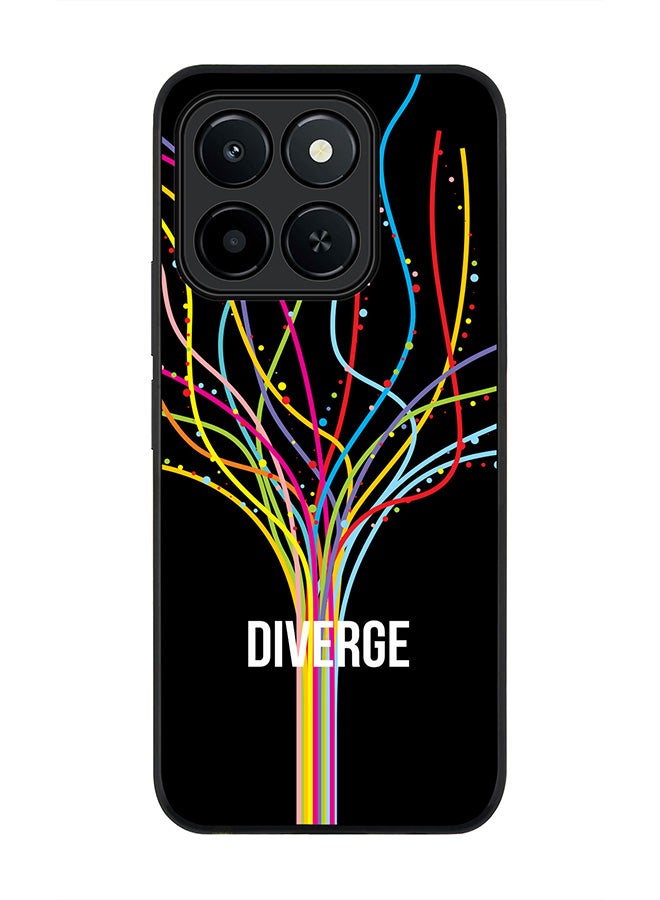 Stylizedd For Honor X6c Case,Slim fit Camera Protection, Shockproof Thin Phone cover  - Diverge (Black)