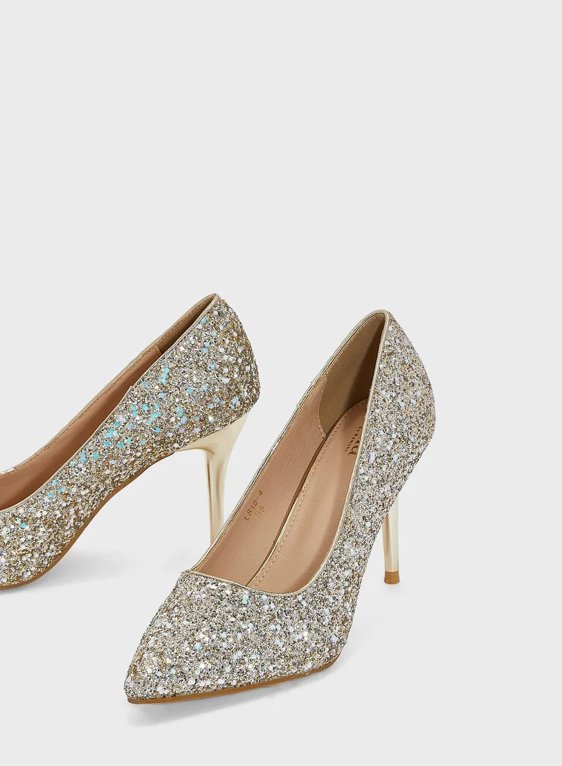 Ella Limited Edition Glitter Pump