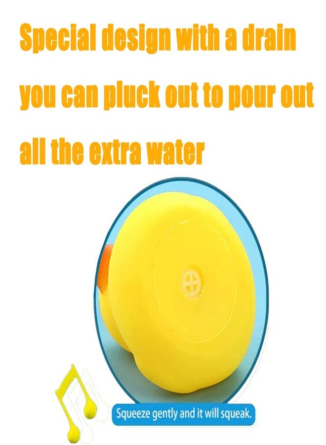 FIVOENDAR Bath Duck Toys 9 Pcs Rubber Duck Family Squeak & Float Ducks Baby Shower Toy for Toddlers Boys Girls - Image 4