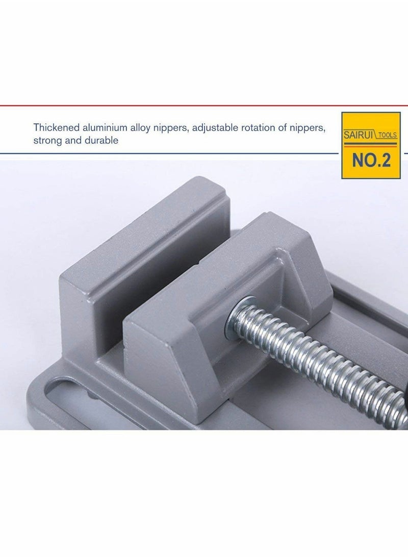Y&D - Mini Multifunctional Working Table Drill Milling Machine Parallel-jaw Vice Bench Clamp Worktable For Woodworking - Image 1