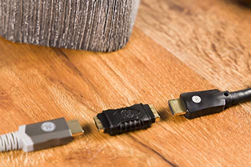 GE HDMI Coupler Adapter, Female to Female Extender, Full 1080p and 4K Compatible, Extend the Length of Two HDMI Cables, 33585 - Image 2