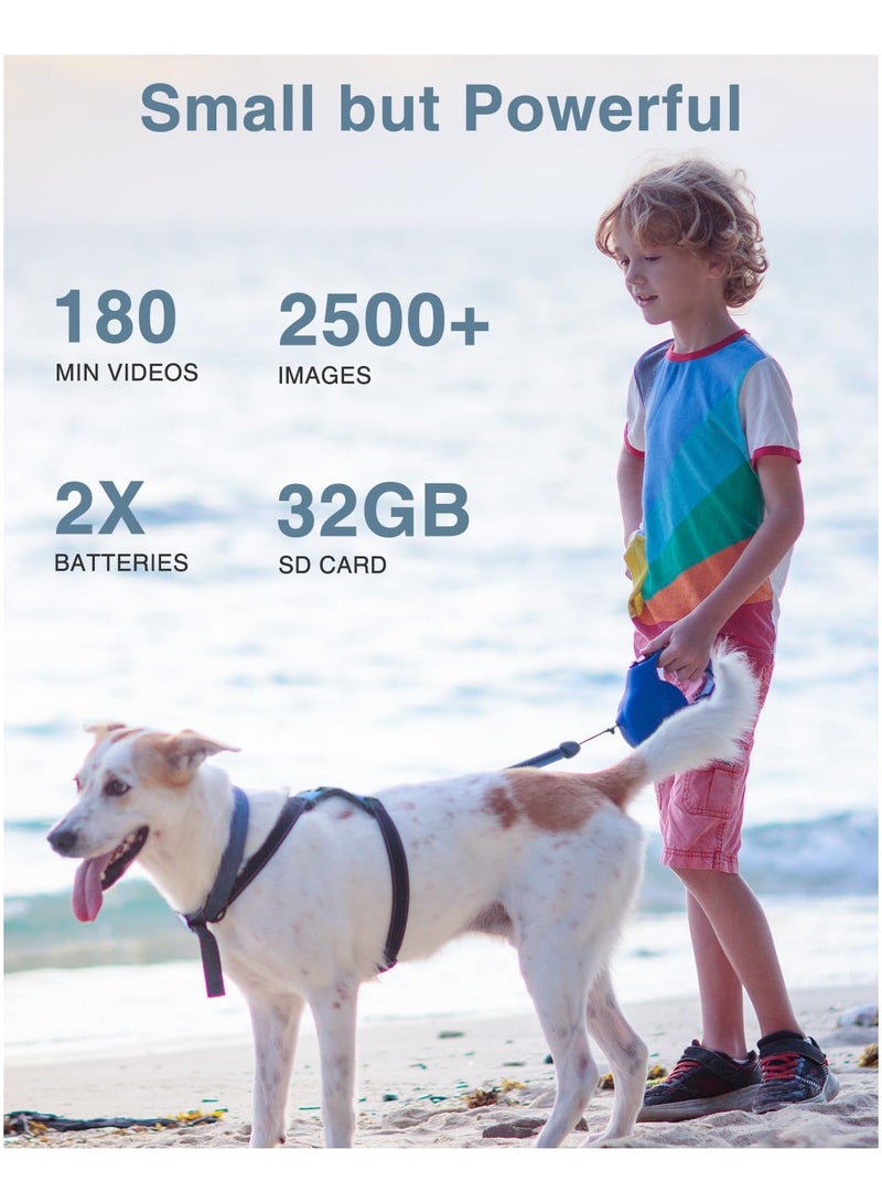 AL RAID Digital Camera, FHD 1080P Kids Camera 44MP Point and Shoot Digital Cameras with 32GB SD Card, 16X Zoom, Lanyard - Image 3