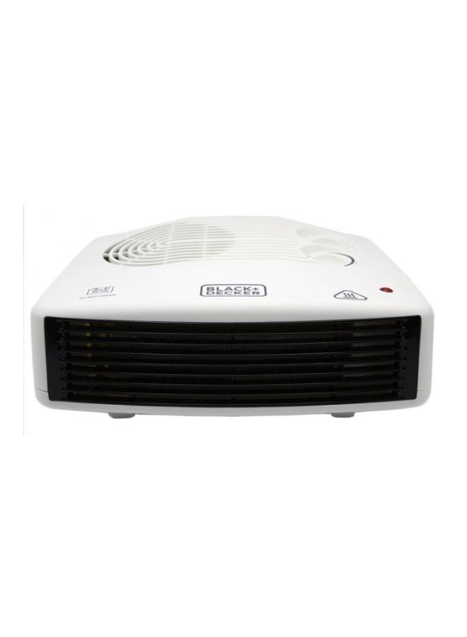 BLACK+DECKER Horizontal Fan Heater 2400 W HX230-B9 White - Image 1