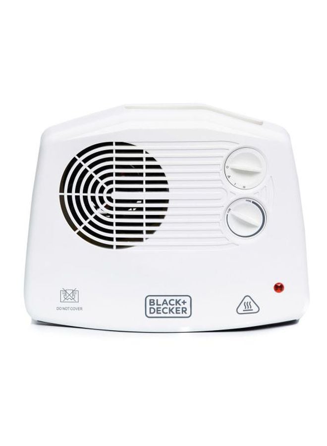 BLACK+DECKER Horizontal Fan Heater 2400 W HX230-B9 White - Image 4