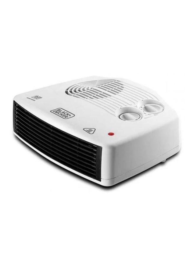 BLACK+DECKER Horizontal Fan Heater 2400 W HX230-B9 White - Image 3