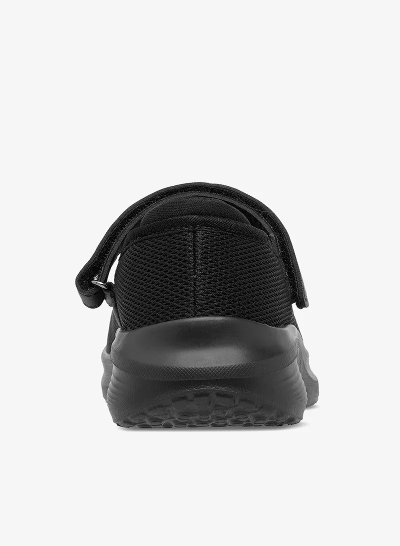 Dash BLACK Girls Textured Hook & Loop School Shoes for Women | Best Price UAE