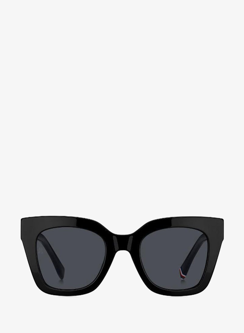 TOMMY HILFIGER Women's UV Protection Sunglasses Th 2051/S Black 45.5 - Lens Size: 50 Mm - Image 3
