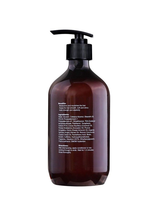 Lagunamoon Avocado and Coconut Hair Conditioner for Damaged Dry Hair, Sulfate & Paraben-Free Hair Deep Conditioner with Sweet Almond Oil & Argan Oil to Moisturize & Nourish for Soft,Smooth Shiny Hair, 16.9oz - Image 3