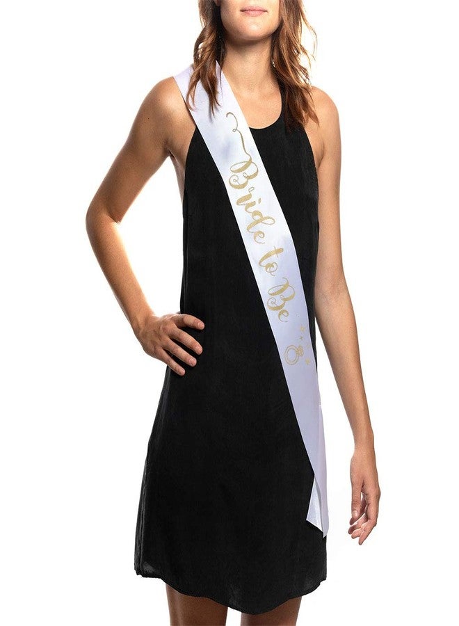 OLILLY Bride to Be Sash - White - Bachelorette Party Accessory for Women Getting Married - Image 2