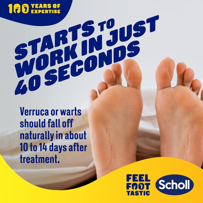 Scholl Verruca Wart Complete Freeze Remover Kit 80ml Verucca Freeze Treatment for Effective Wart and Verucca Removal 1 Pack - Image 4