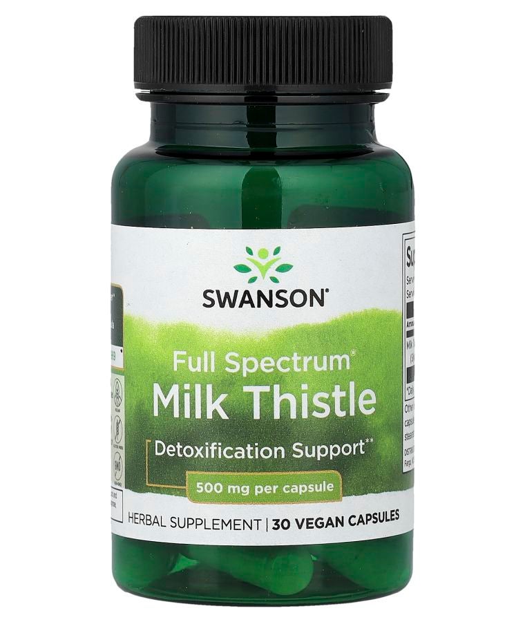 Full Spectrum® Milk Thistle 500 mg 30 Vegan Capsules