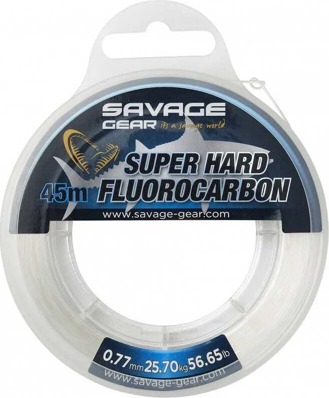 Savage Gear Super Hard Fluorocarbon 45 M 0.77 mm 25.70 kg 56.65 Lb Clear