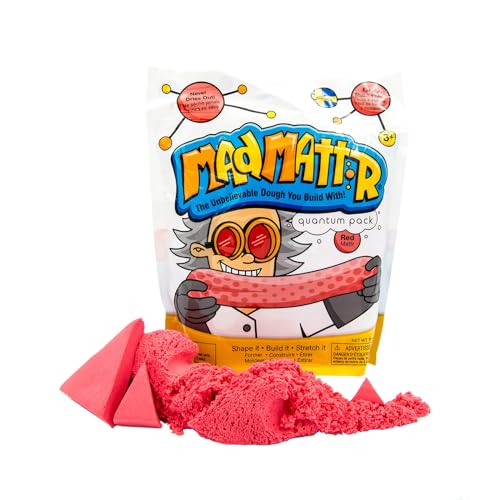 Mad Mattr is the Addictive SuperSoft and Satisfying DoughLike Material that Shapes and molds Easily and Never Dries Out Red 10oz - Image 1