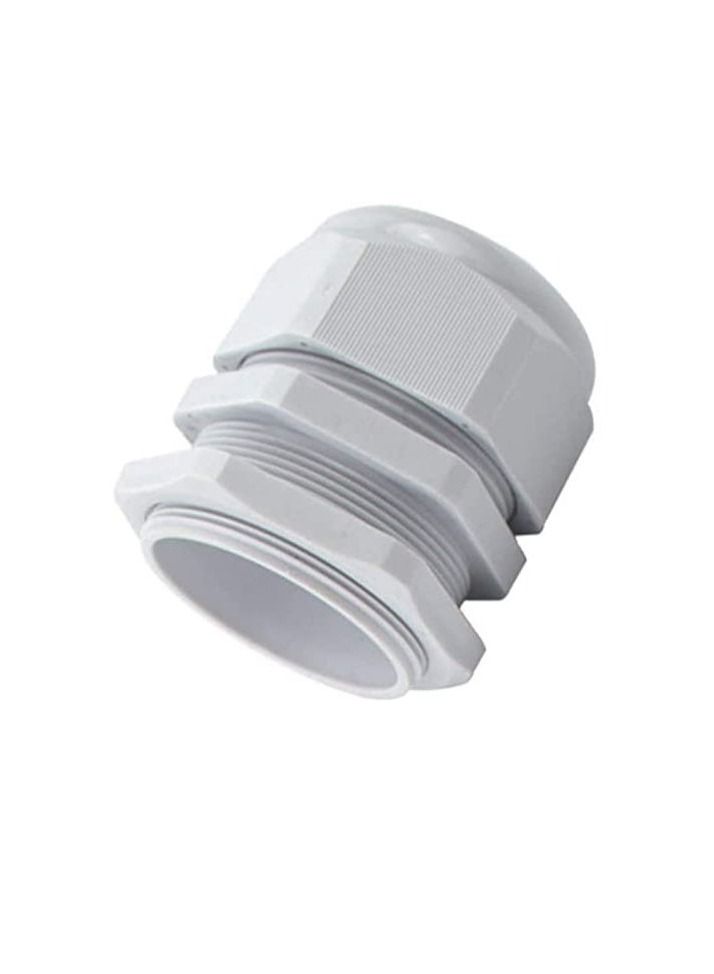 Armoured Cable Gland Kit for Outdoor Sockets and Junction Boxes & Industrial Use with Lock Nut PVC Shroud and Earth Tag (40S, BW) - Image 3