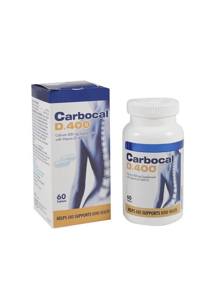 Carbocal D 400 Tablets 60's - Image 1