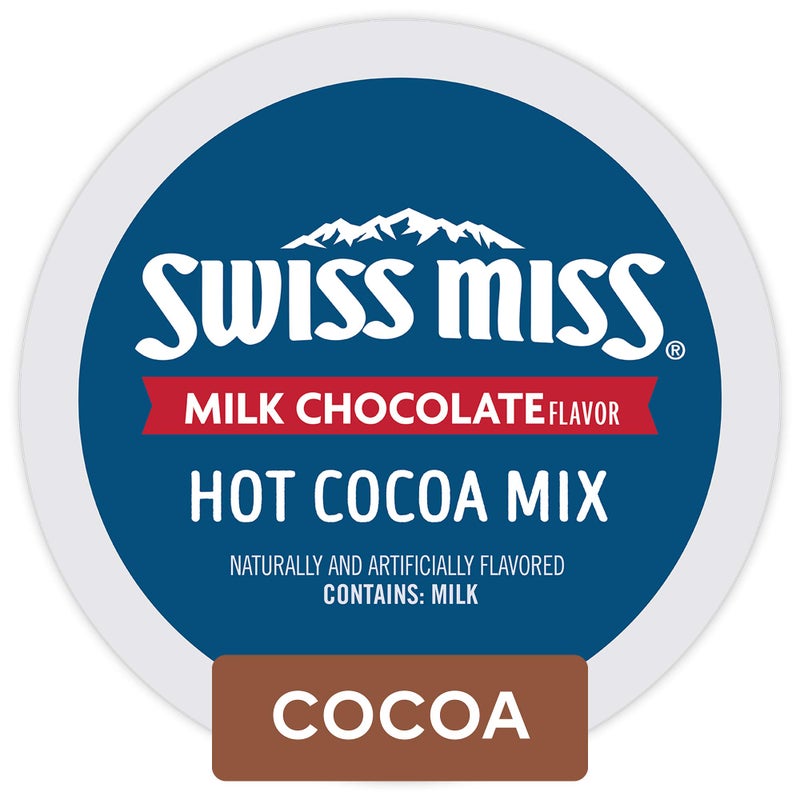 Swiss Miss كبسولات كاكاو ساخن بالشوكولاتة الحليب من سويس ميس، 12 قطعة - Image 1