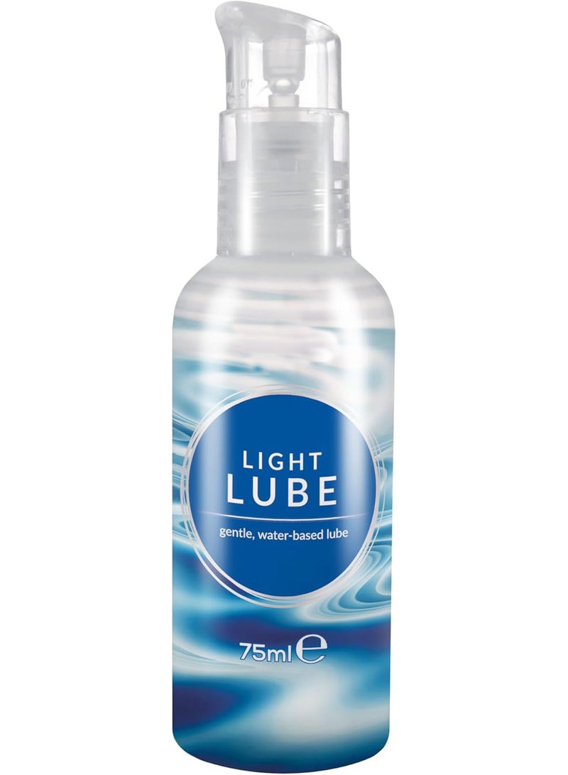 Light Lube | 75ml | Water-Based, Non-Spermicidal, Condom-Friendly, CE Marked, Free From Animal-Derived Ingredients