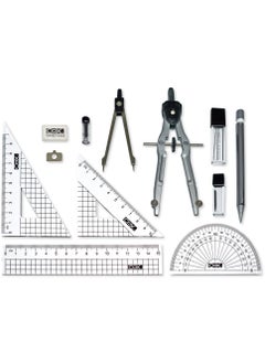 COX Cox Compass Set Mathematical Instrument 12 Pcs Set for Engineer Draft Man  - Image 3