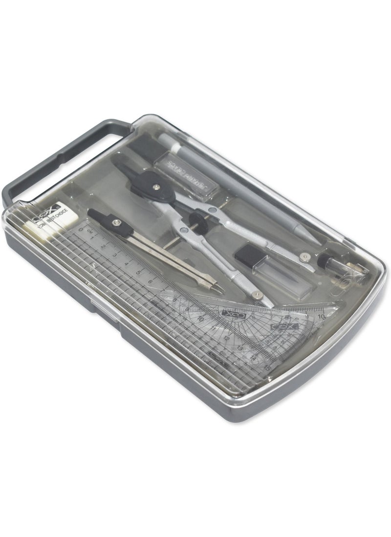 COX - Cox Compass Set Mathematical Instrument 12 Pcs Set for Engineer Draft Man - Image 1