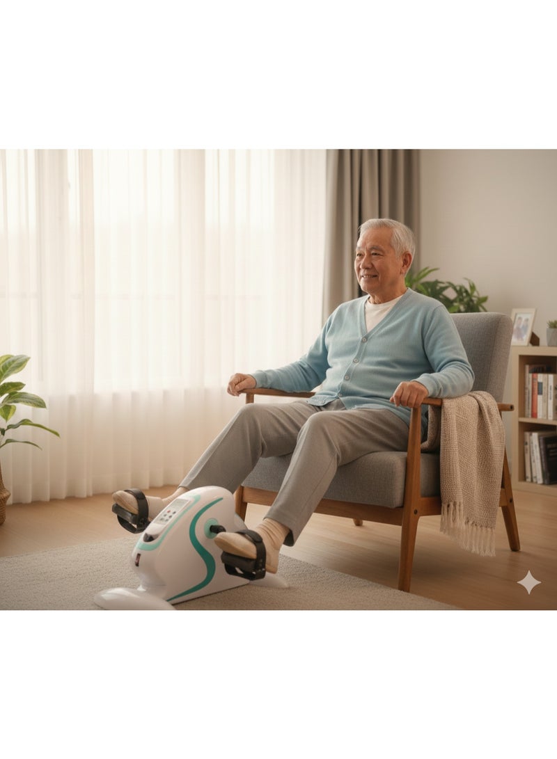 HT Mini Pedal Cycle - A small rehabilitation bike for training arms and legs, strengthening muscles, and improving blood circulation. Suitable for physiotherapy sessions, home care, and medical centers. - Image 4