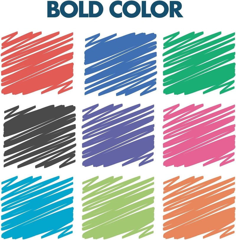 Quartet علامات جافة من كواترت مع علامات السبورة طرف مائل ألوان جريئة EnduraGlide أقلام السبورة الجافة ألوان متنوعة 12 عبوة 500120MA - Image 2